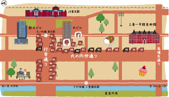 丸の内エリアマップ